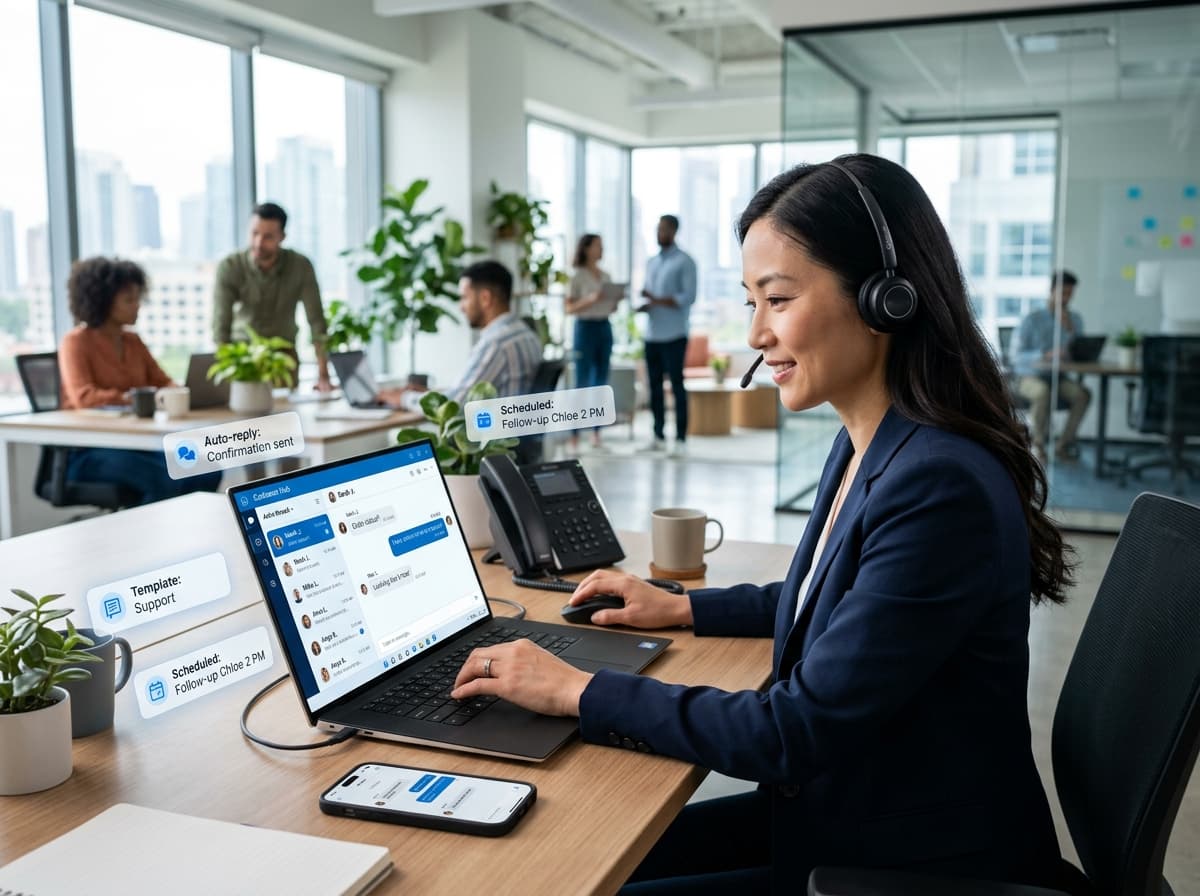 Text With Your Business Number and Connect With Customers Faster