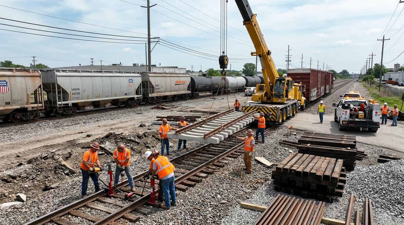 Professional Derailment Repairs Services for Emergency Track Recovery