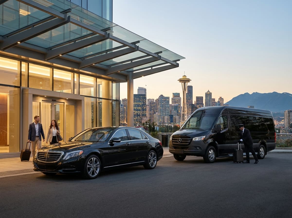 Limo Vancouver to Seattle with Mercedes Sprinter Vans