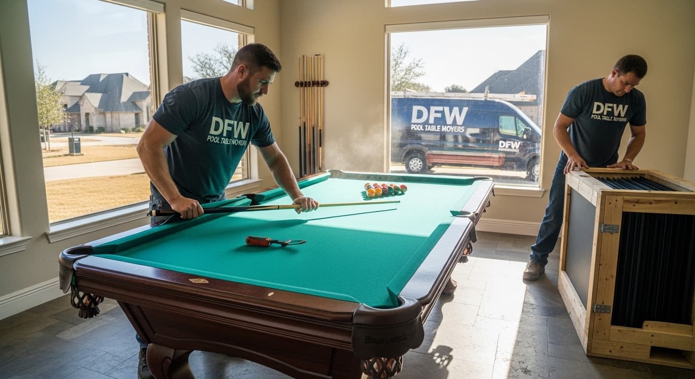 Pool Table Mover DFW for Reliable and Professional Moving Services