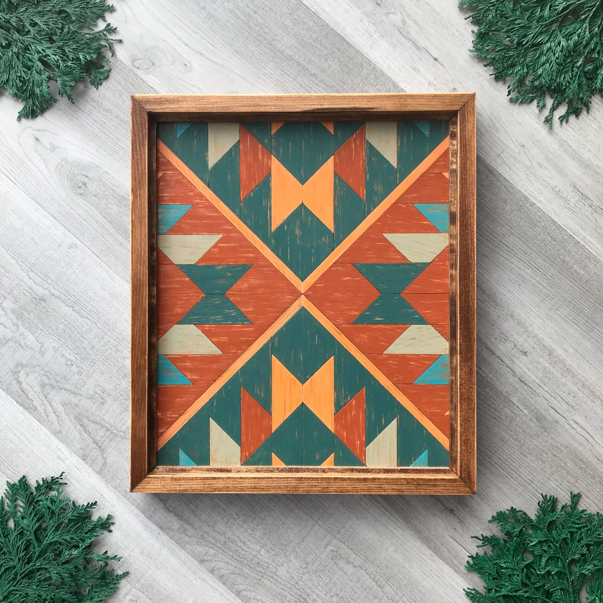 Affordable Wooden mosaic wall art for every home | Artmeto