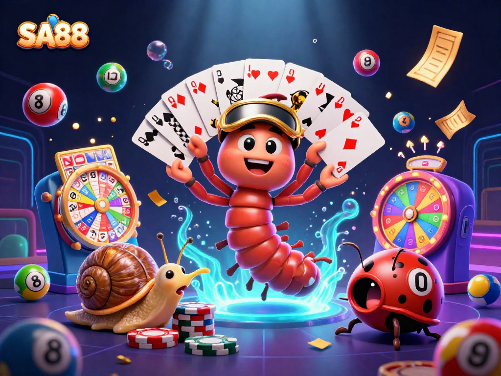 Experience excitement at SA88 with a millipede dealer and thrilling casino elements.