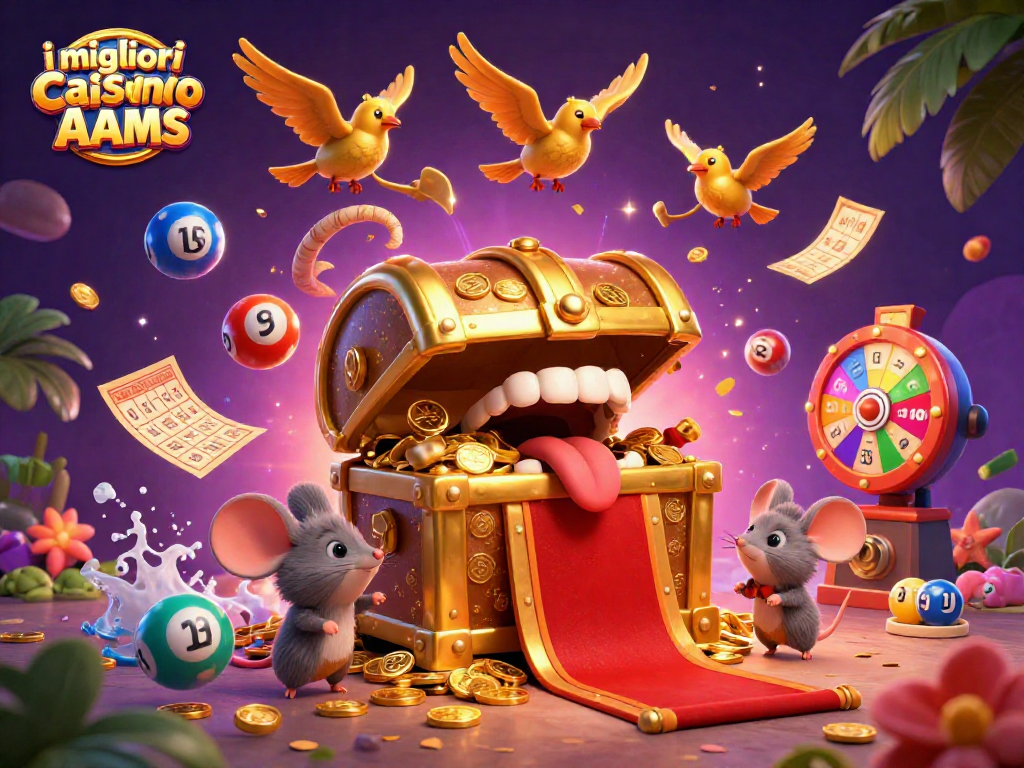 i migliori casino non AAMS, esplora avventure nei giochi d'azzardo con scatole del tesoro e palline colorate
