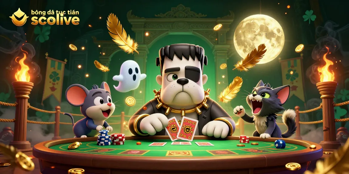 Experience thrilling bóng đá trực tuyến socolive action with delightful 3D characters in an engaging casino scene.
