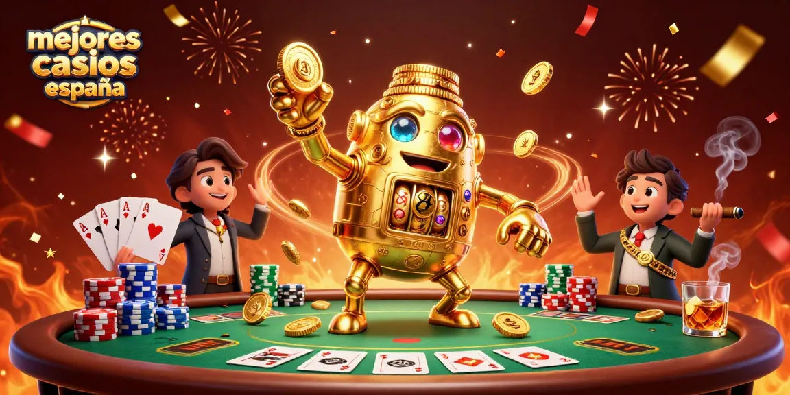 Descubre los mejores casinos online en España con una escena vibrante y llena de acción.