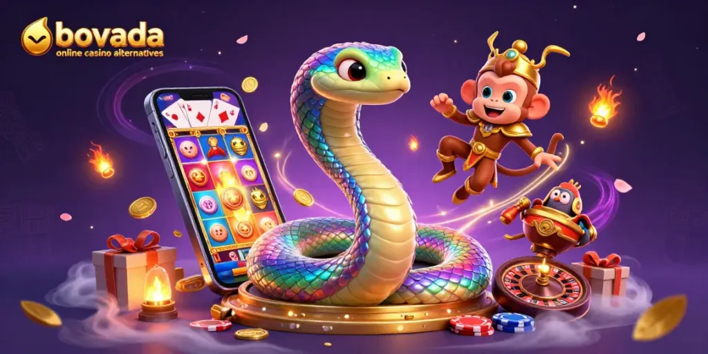 Experience the excitement with Bovada online casino alternatives, featuring vibrant slots and engaging elements.