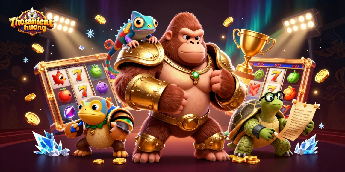 Experience thrilling gameplay with thosantienthuong in a vibrant 3D casino scene