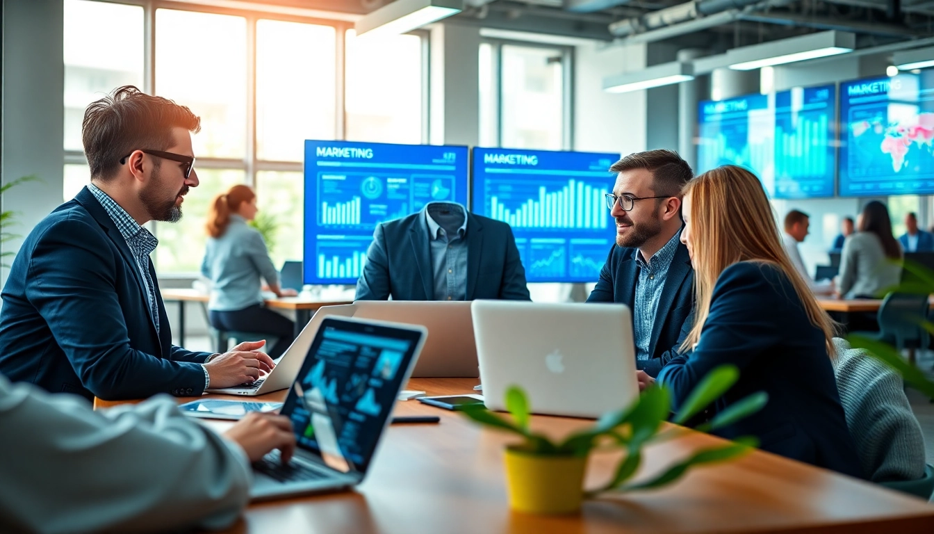Marketing agencies in Melbourne strategizing with data-driven insights for business growth.