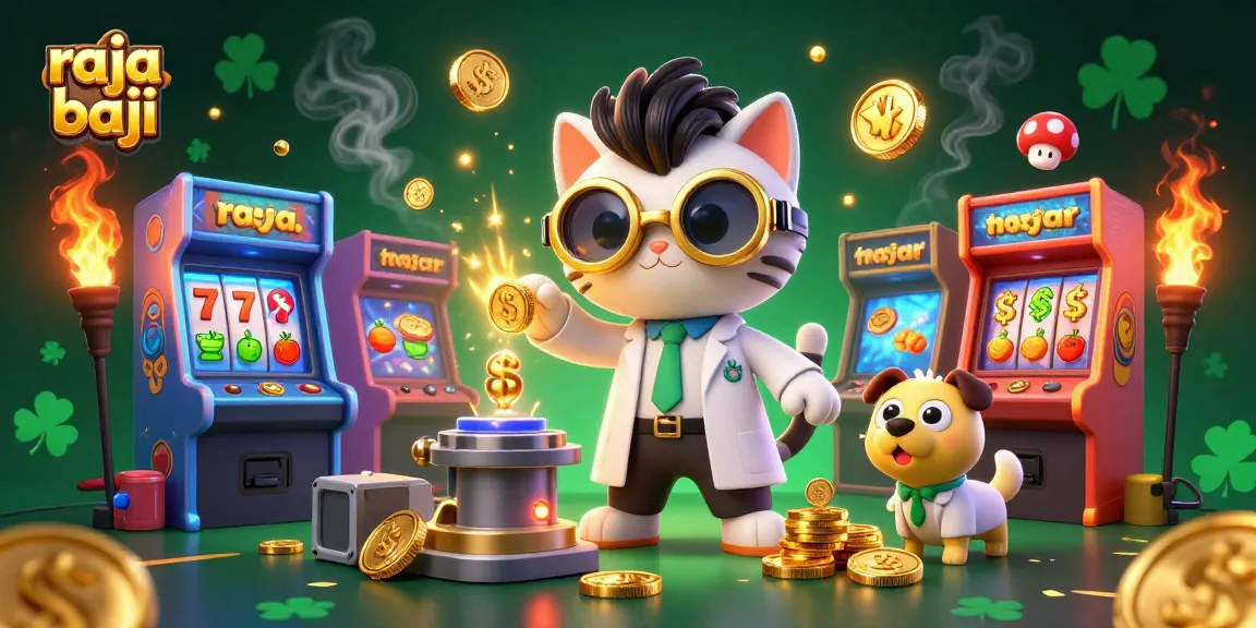 Experience the excitement of raja baji with vibrant slot machines and whimsical characters!