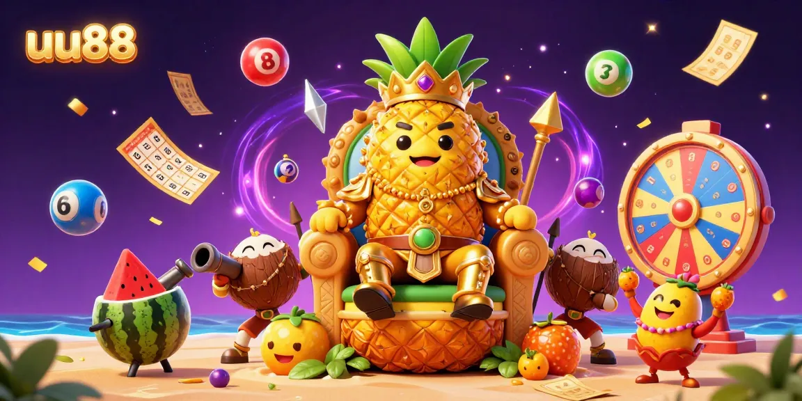 Experience the thrill of gaming at uu88 with our vibrant and dynamic 3D casino illustration, featuring interactive characters and exciting elements.