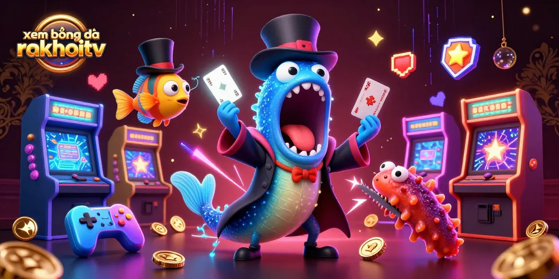 Experience exciting xem bóng đá rakhoitv in a vibrant, colorful 3D cartoon magical setting.