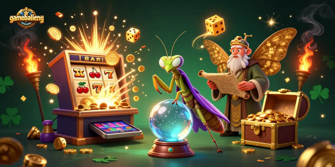 Experience thrilling gaming at gamebailieng with a lively illustration of fortune tellers blending luck and strategy.