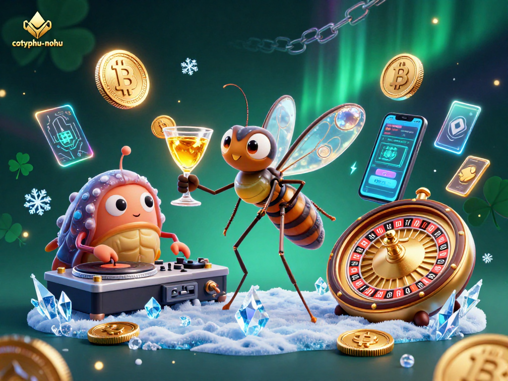 Cotyphu-nohu brings excitement with a 3D frozen mosquito casino mascot and trilobite DJ.
