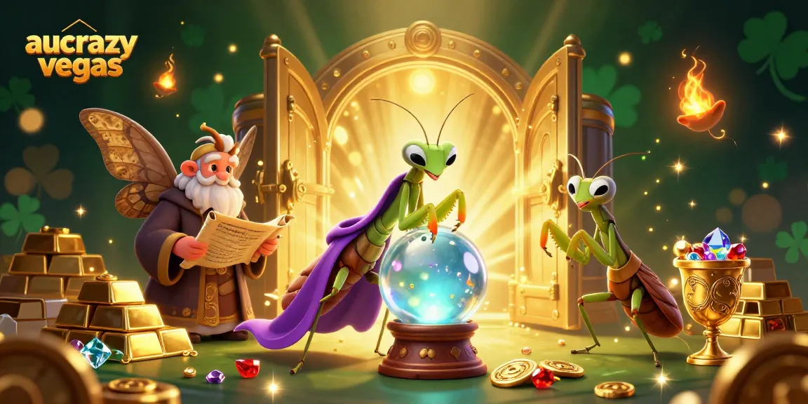 Experience the magic at aucrazyvegas with vibrant casino treasures and enchanting characters.