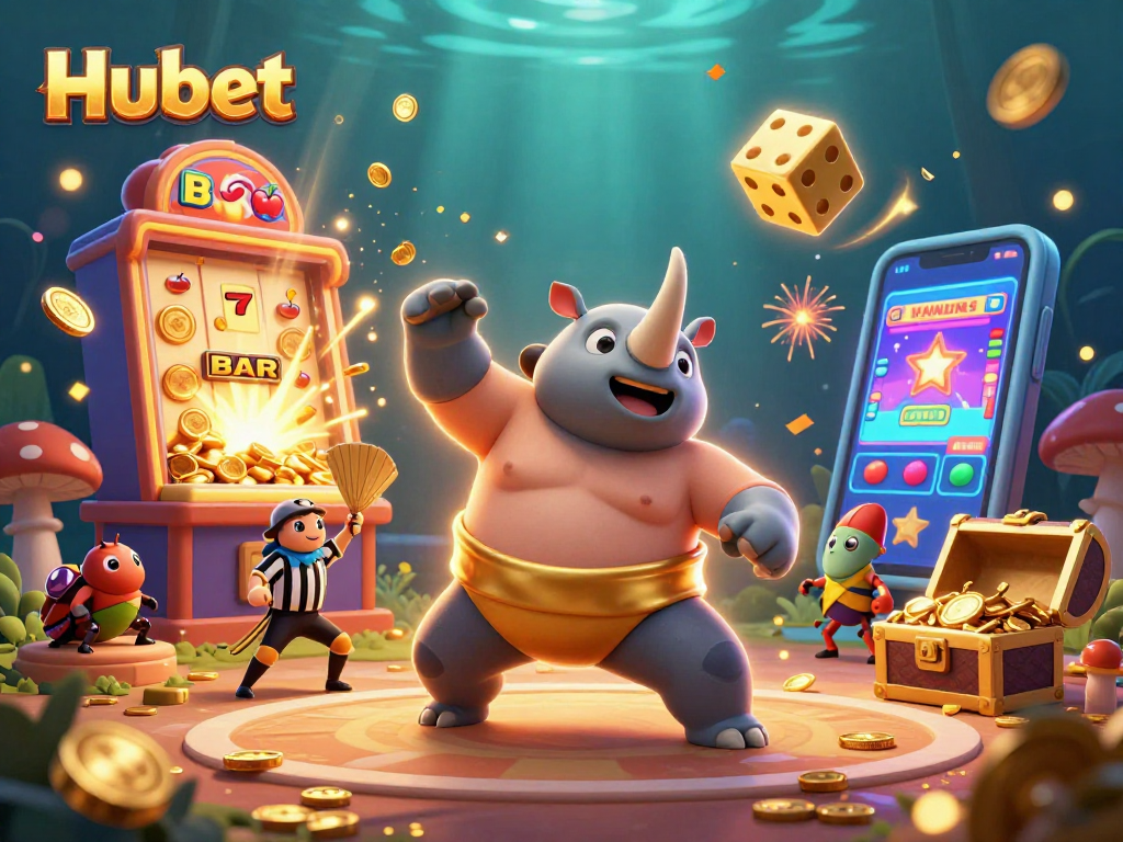 Experience thrilling gameplay at Hubet with exciting casino elements and dynamic scenes.
