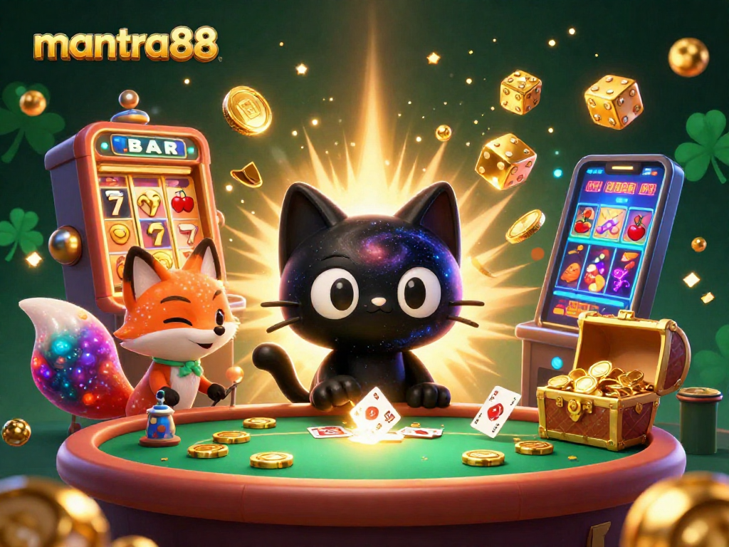 Experience big wins with mantra88 at a cosmic casino filled with jackpots and vibrant characters.