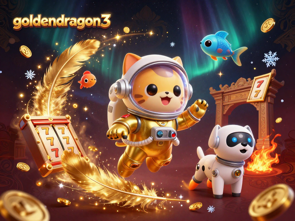 Experience the excitement of goldendragon3 as a cosmic slot game adventure unfolds.