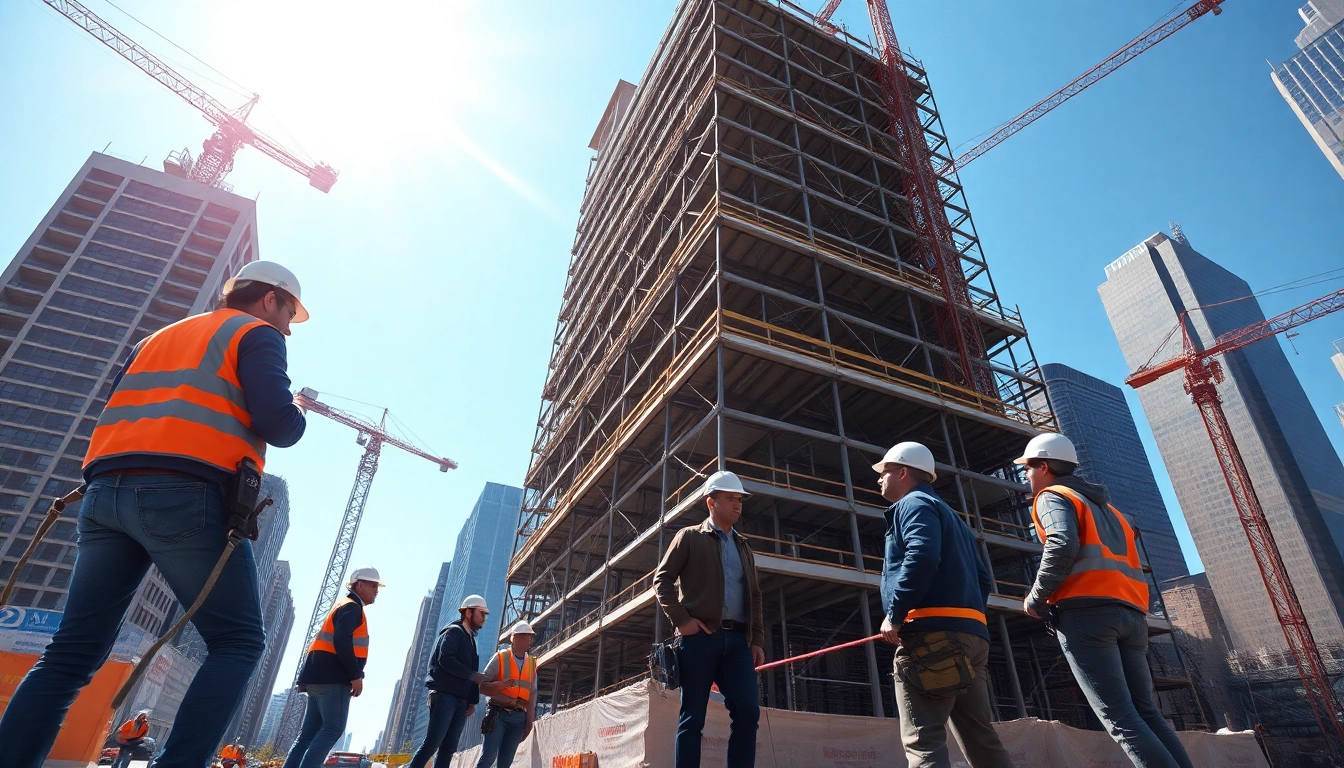 New York City General Contractor team effectively managing a construction project in NYC.