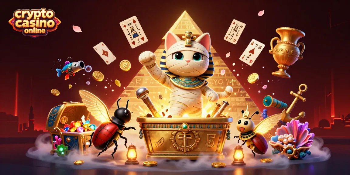 Scopri il mondo dei crypto casino online con una coinvolgente illustrazione 3D che rappresenta l'azione nel gioco.