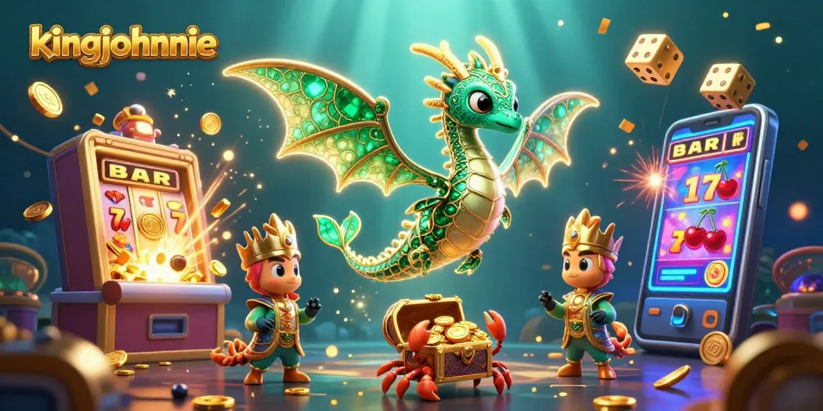Experience kingjohnnie's thrilling jackpot explosion with vibrant casino elements in a captivating underwater scene.
