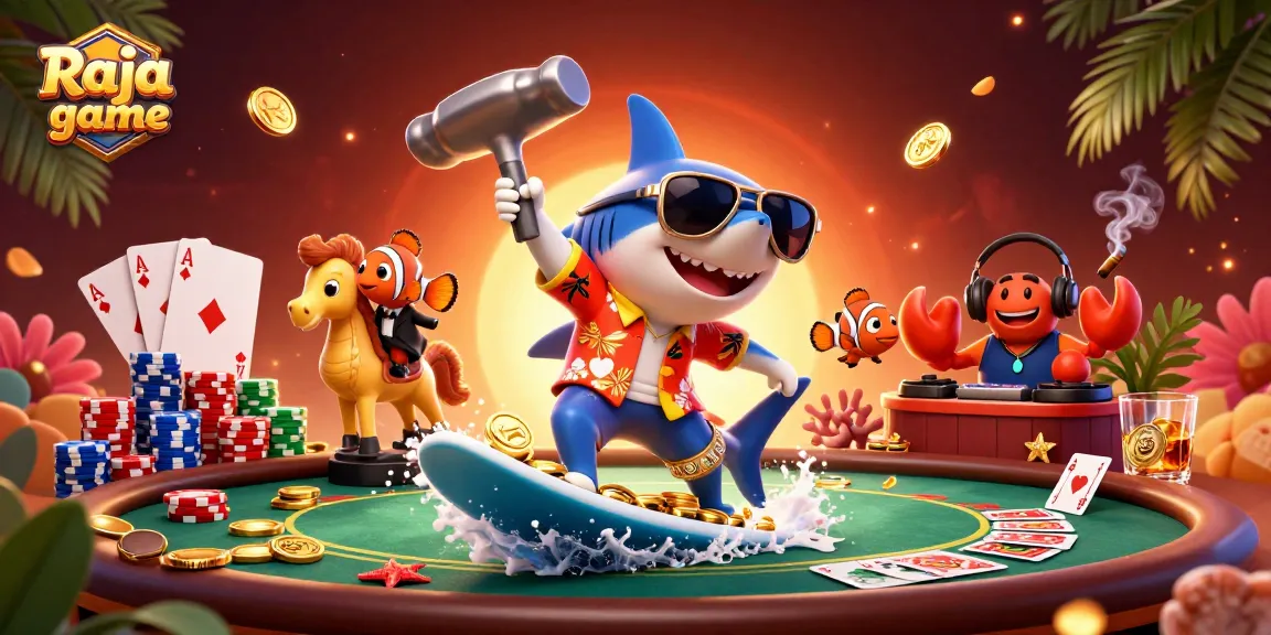 Engage in thrilling gameplay with Raja game, featuring dynamic characters and rich casino elements.