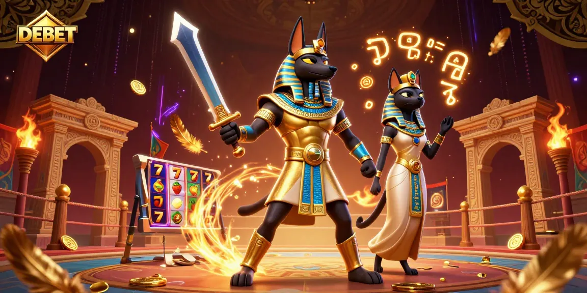 Engage in thrilling gameplay with DEBET’s dynamic online slots featuring ancient Egyptian themes.