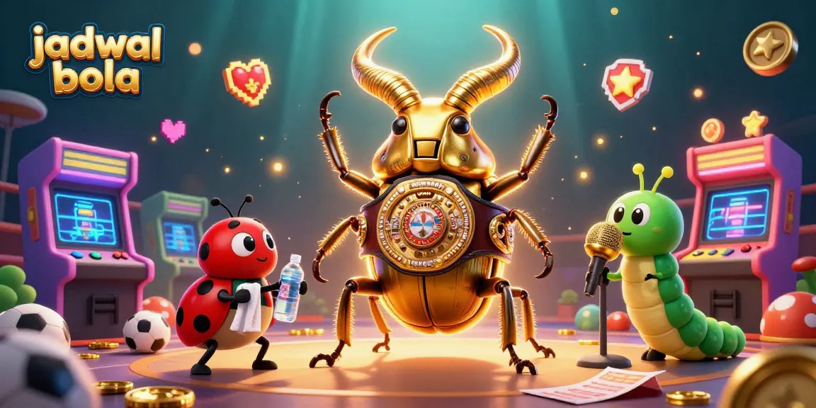 Experience thrilling sports betting with jadwal bola as our golden beetle champion takes center stage!