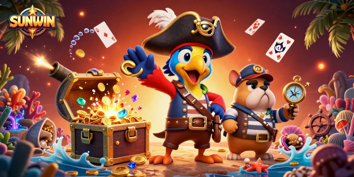 SUNWIN transforms gameplay as cartoon characters deliver treasures and lively casino action.