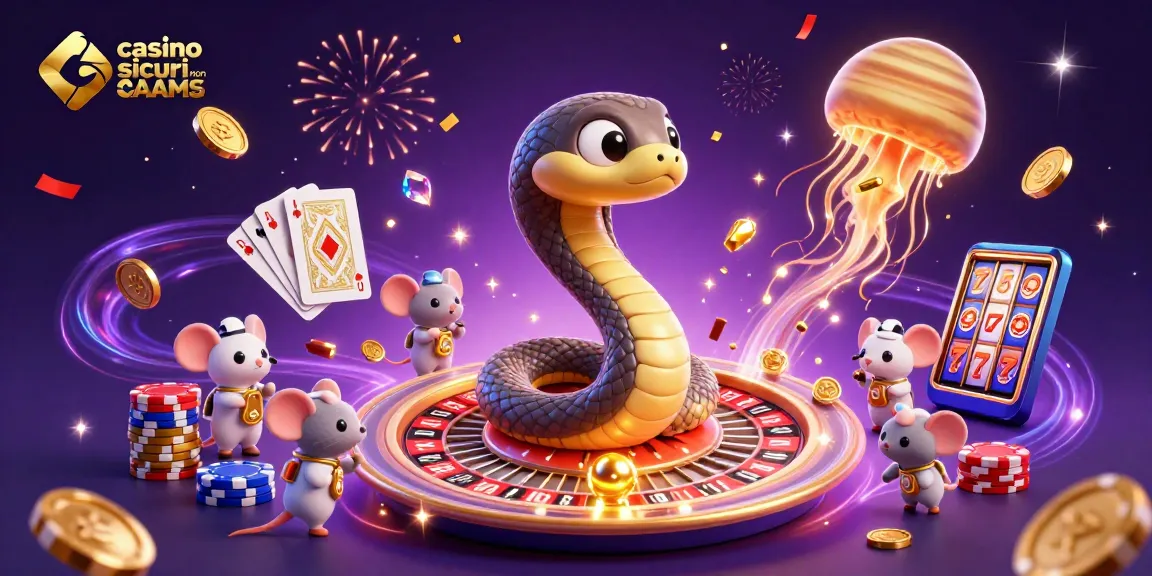 Giocatori che esplorano casino sicuri non AAMS mentre piazzano scommesse in un'illustrazione vivace e dettagliata