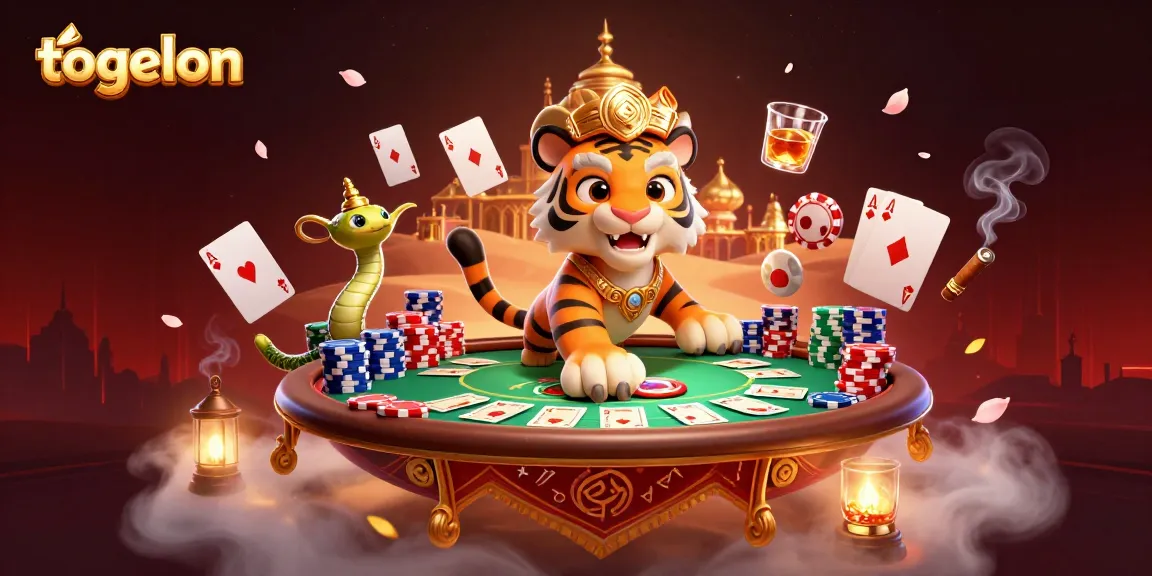 Engage with exciting togelon-themed online gambling features in an Arabian Nights-inspired scene.