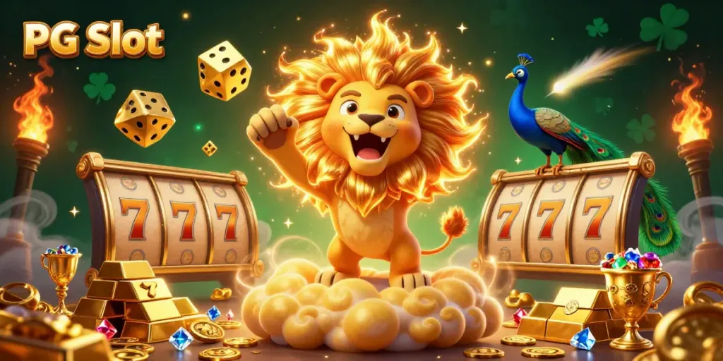 Experience thrilling PG Slot action with dynamic visuals of golden treasures and characters.