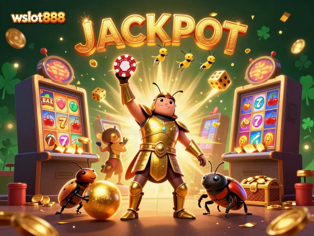 Menangkan jackpot dengan wslot888 dalam ilustrasi game slot yang menakjubkan.
