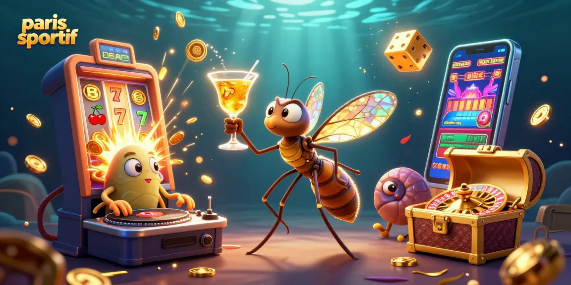 Pariez sur paris sportif avec l'illustration captivante des éléments de jeu et des personnages animés.
