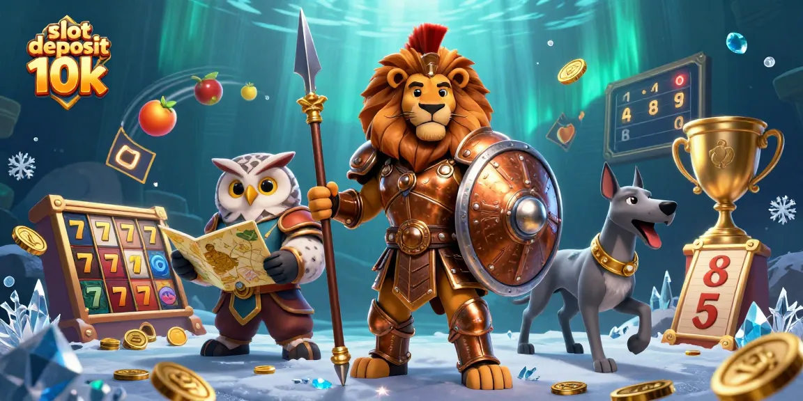 Engage with slot deposit 10k for exciting jackpot chances in this dynamic casino scene.
