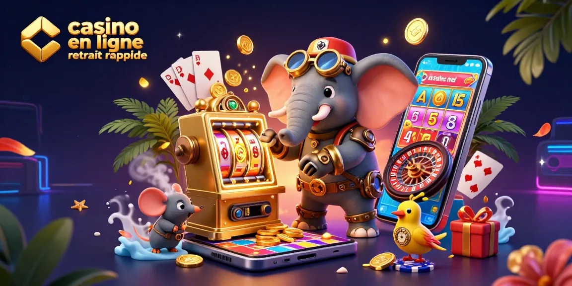 Jouez dans un casino en ligne retrait rapide avec une machine à sous animée et des trésors