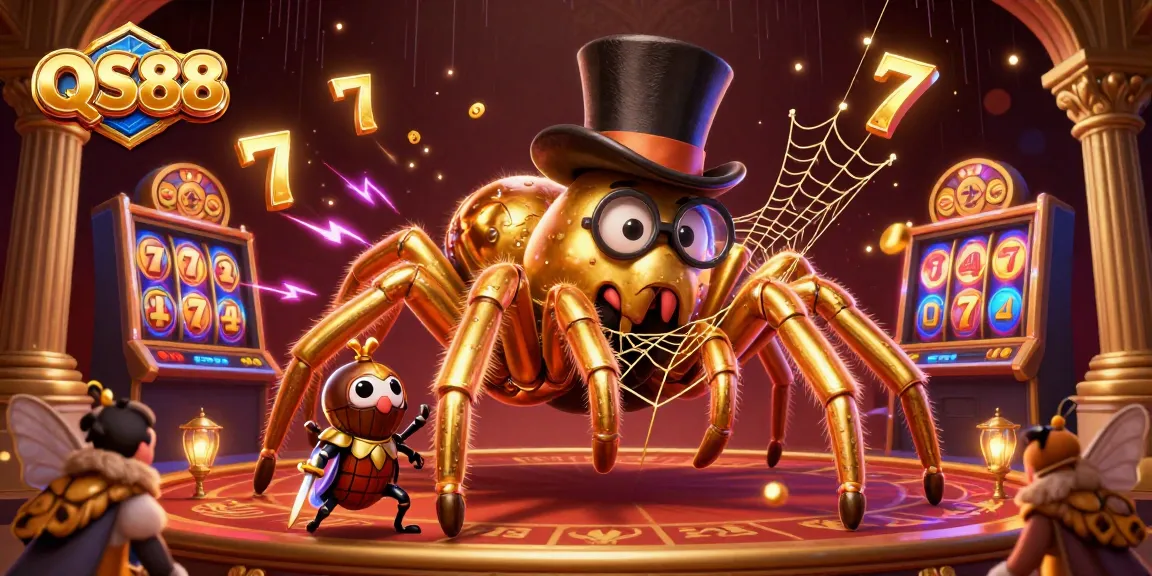 Experience thrilling gaming at QS88 with a vibrant 3D slots scene bursting with excitement.