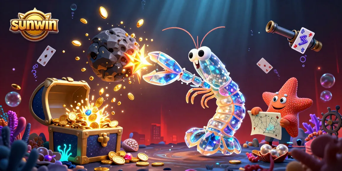 Experience the thrill of sunwin's galactic gaming world with dazzling underwater treasures and vibrant characters.